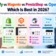 Shopify vs Magento vs PrestaShop vs OpenCart: Which Is Best